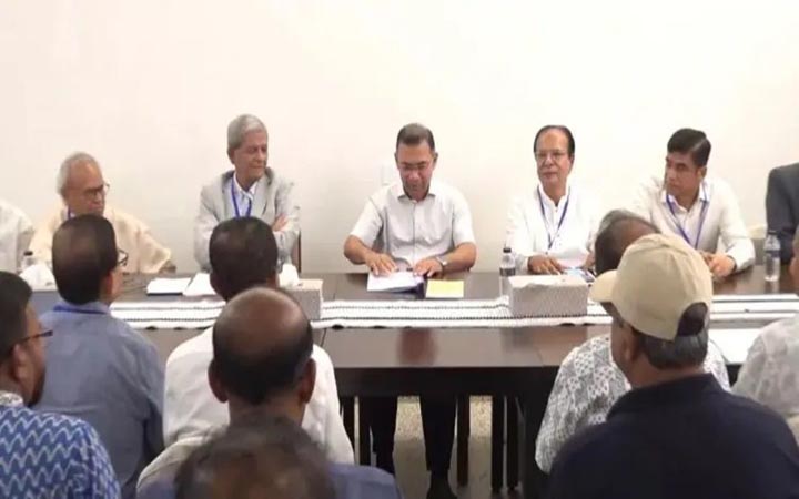 তারেক রহমানের সঙ্গে ৩ জেলার বিএনপির সাংগঠনিক বৈঠক